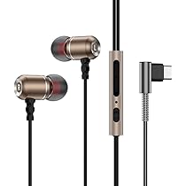 Amazon.co.jp: typeC有線イヤホン 90°L字デザイン ゲーム＆音楽